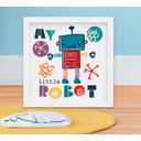 Ver imagem 4 de Kit Quadro Infantil Menino Robô e Engrenagem 3 Peças