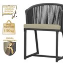 Ver imagem 4 de Mesa e 6 Cadeiras e Noronha Preto E7 Trama Original Preto
