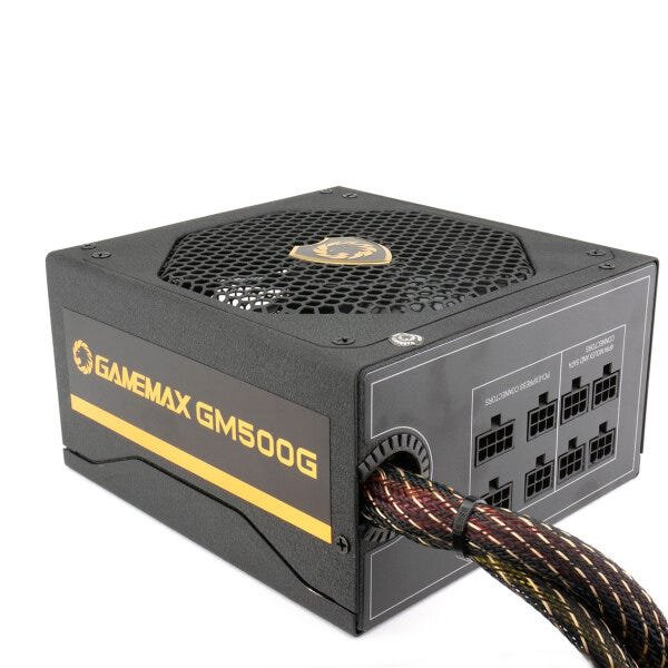 Fonte Gamemax GM500G, 500W, 80 Plus Gold, Semi-Modular - GM500G