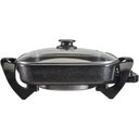 Ver imagem 3 de Panela Elétrica Quadrada 1500w 30cm Mangiare Preta Apeq01i-01 Agratto 110v