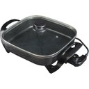 Ver imagem 1 de Panela Elétrica Quadrada 1500w 30cm Mangiare Preta Apeq01i-01 Agratto 110v