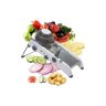 Cortador de legumes em inox 18 em 1 slicer mandoline fatiador ralador com regulagem - 1