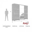 Ver imagem 4 de Guarda-Roupa Casal com Espelho 3 Portas de Correr Barcelona Robel