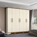 Ver imagem 1 de Guarda-Roupa Casal Henn Cover 6 Portas