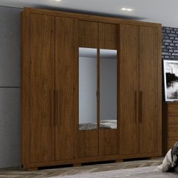 Guarda-Roupa Henn Paiva com Espelho 6 Portas - 1