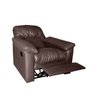 Poltrona Angers do Papai Reclinável Elegante e Confortável:courino Marrom - 4