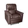 Poltrona Angers do Papai Reclinável Elegante e Confortável:courino Marrom - 1