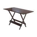 Ver imagem 3 de Conjunto Mesa de Madeira Dobravel 120x70 Imbuia 6 Cadeiras