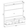 Home Suspenso para Tv de até 55 Livin 1.6 - HB Móveis - 2