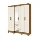 Ver imagem 2 de Guarda-Roupa Casal B23 6 Portas 3 Gavetas Briz