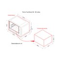 Ver imagem 6 de Forno Elétrico Bancada Nardelli Smart60s com Espeto Giratório Preto 220v