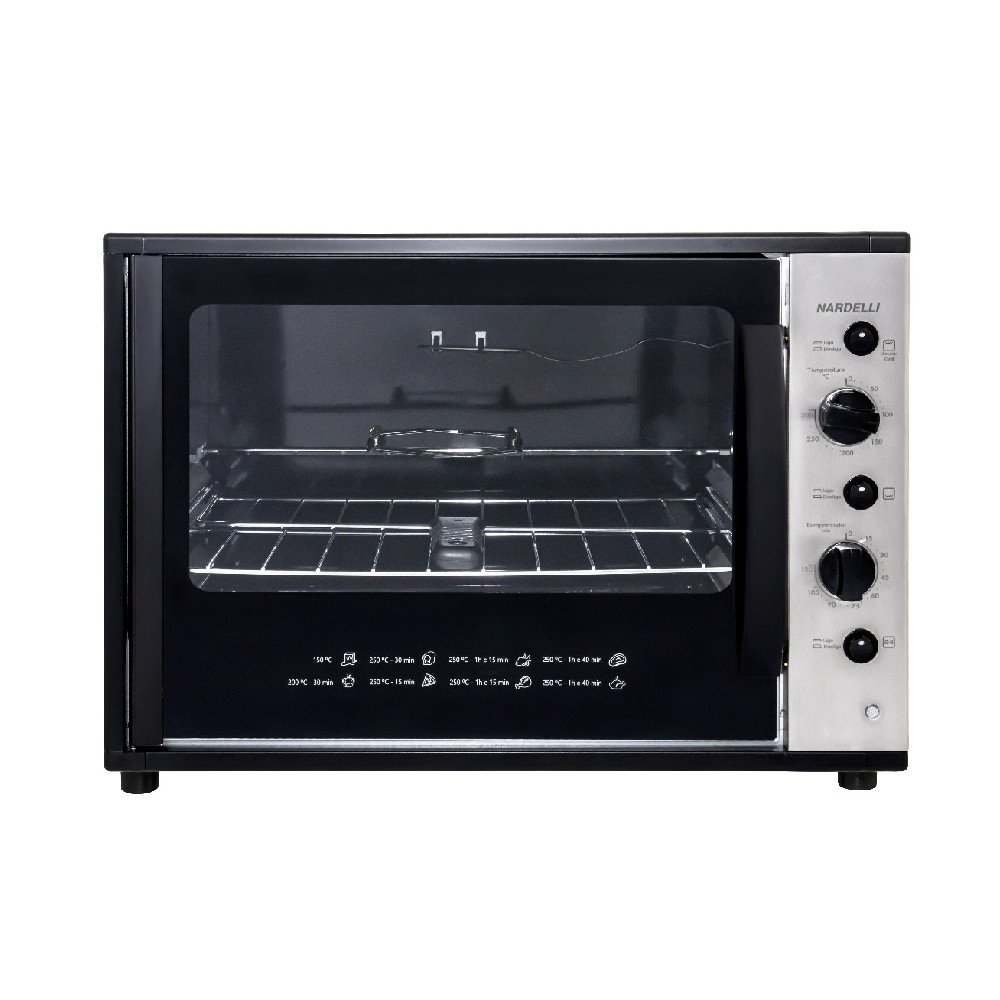 Forno Eletrico Moob 45l Preto Luz Interna (127)