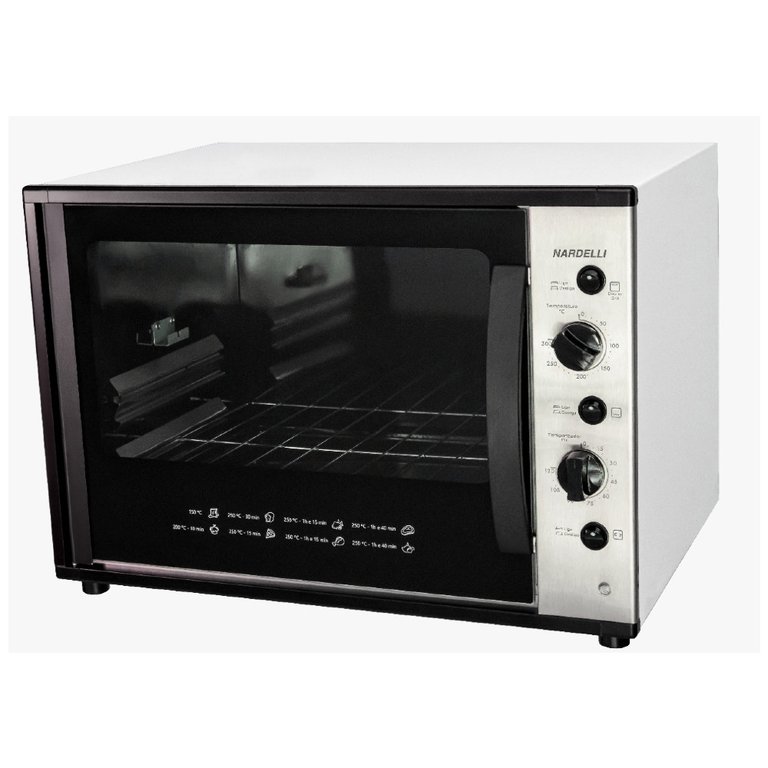 Forno Elétrico Bancada Nardelli Smart60s Com Espeto Giratório Preto 220V