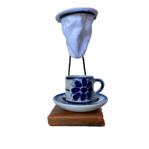 Cafezinho Individual Xicara 80 Floral Monte Sião - Demolição Silvana Vannucci