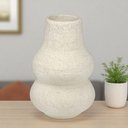 Ver imagem 2 de Vaso Decorativo em Cerâmica 30 Cm Bege Espressione