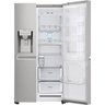 Geladeira/Refrigerador LG Side By Side New Lancaster 601L - Prata - 5