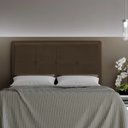 Ver imagem 3 de Cabeceira Ametista Para Cama Box Queen 160 cm Suede - D’Rossi - Marrom