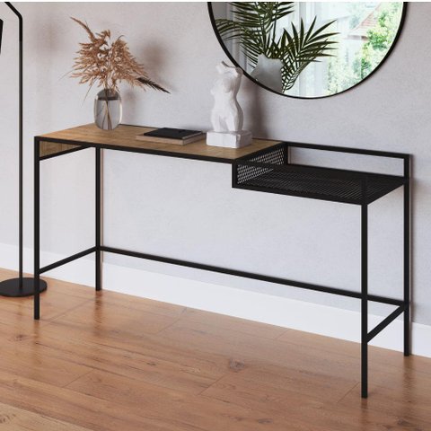 Aparador Industrial York 140 cm - Vermont/Preto