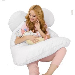 Travesseiro Gigante Happy Line 150 x 70 cm - Branco - 4