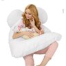 Travesseiro Gigante Happy Line 150 x 70 cm - Branco - 4