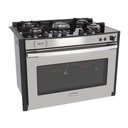 Ver imagem 1 de Fogao de Embutir 5 Bocas Venax Gaudi Platinum Vitreo Inox Gas Glp 220 V