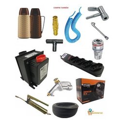 Mangueira e Conexões Pneumáticas Compressor 300 Psi 1/4 20m - 4