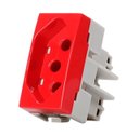 Ver imagem 1 de Modulo Tomada 10a Vermelho Sleek Margirius