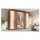 Ver mais imagens de Guarda Roupa Casal Norton 6 Portas Nature Off White com Espelho - Henn