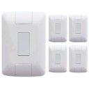 Ver imagem 1 de Kit 5 Cj 4x2 1 Interruptor Simples Tramontina 6 a 250 V