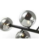 Ver imagem 4 de Lustre Pendente Jabuticaba 6 Globos Vidro Fumê Preto G9 Bivolt