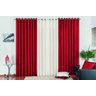 Cortina Para Sala ou Quarto Luxo Clean Moderna 3,00 x 2,80 Metros Cetim Amassado Para Varão Normal - 1