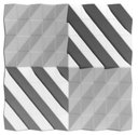 Ver imagem 2 de Forma 3D Gesso e Cimento ABS 1mm - Chanfrado 30x30 cm