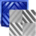 Ver imagem 1 de Forma 3D Gesso e Cimento ABS 1mm - Chanfrado 30x30 cm