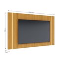 Ver imagem 3 de Painel TV até 75" Suspenso 236cm Chanfrado com LED Jasmine C04 - D'Rossi