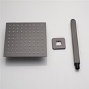 Ver imagem 2 de Chuveiro Ducha Slim Quadrado de Teto 20x20cm Preto Belcca - Cdt01-pt