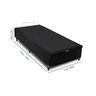 Cama Box Baú Solteiro 88x188x62 Molas Ensacadas D28 Euro Pillow Montreal Preto - Sofá Casa - 7