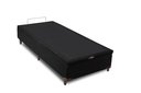Ver imagem 5 de Cama Box Baú Solteiro 88x188x62 Molas Ensacadas D28 Euro Pillow Montreal Preto - Sofá Casa