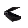 Cama Box Baú Solteiro 88x188x62 Molas Ensacadas D28 Euro Pillow Montreal Preto - Sofá Casa - 6