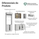 Ver imagem 4 de Armário de Cozinha Completa 270 cm Branco Vik Madesa 08