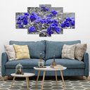 Ver mais imagens de Kit 5 Placa Quadro Decorativo 3D Borda infinita Arte na Arte Santa Ceia 2 Rosas Roxas