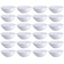 Ver imagem 5 de Kit 24 Bowls Brancos de Plástico 500ml Restaurante Refeitóri