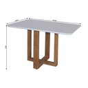 Ver imagem 6 de Conjunto Sala de Jantar 4 Lugares Mesa Lisy e Cadeiras Safira