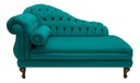Ver imagem 2 de Recamier Divã Larissa 150cm Direito Suede:azul-turquesa/liso
