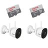 2 Câmeras Wi-fi Externa IM5 SC Intelbras + 2 Cartão SD 64GB - 1