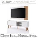 Ver imagem 3 de Painel com Rack Funcional para TV Br - Moscou 155cm