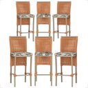 Ver imagem 1 de 6 Banqueta em Alumínio Roma Fendi Corda Náutica Tecido 6