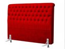Ver imagem 1 de Cabeceira King Estofada Imperatriz Veludo Vermelho - Simbal