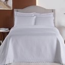 Ver imagem 5 de Colcha Queen Home Madrid com Bordado Inglês 300 Fios 3 Peças - Branco
