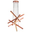 Ver imagem 2 de Lustre Pendente Newline Fit Led 715 Bivolt Cobre 4000K Luz Neutra