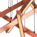 Ver imagem 3 de Lustre Pendente Newline Fit Led 715 Bivolt Cobre 4000K Luz Neutra